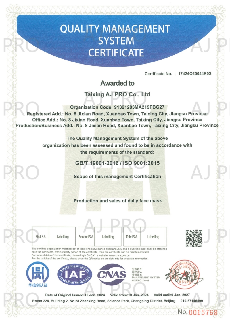 AJ PRO ISO 9001