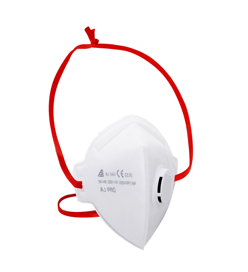 AJ-06V FFP3 with valve, head strap