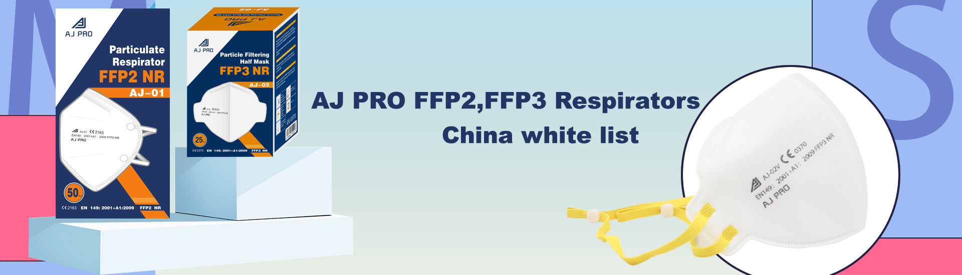 AJPRO Non-Medical White List Company, AJPRO Protective Face Mask